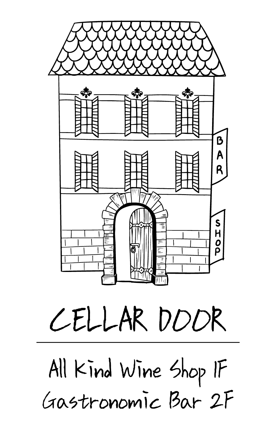 Celladoor wine shop and bar with fresh pasta