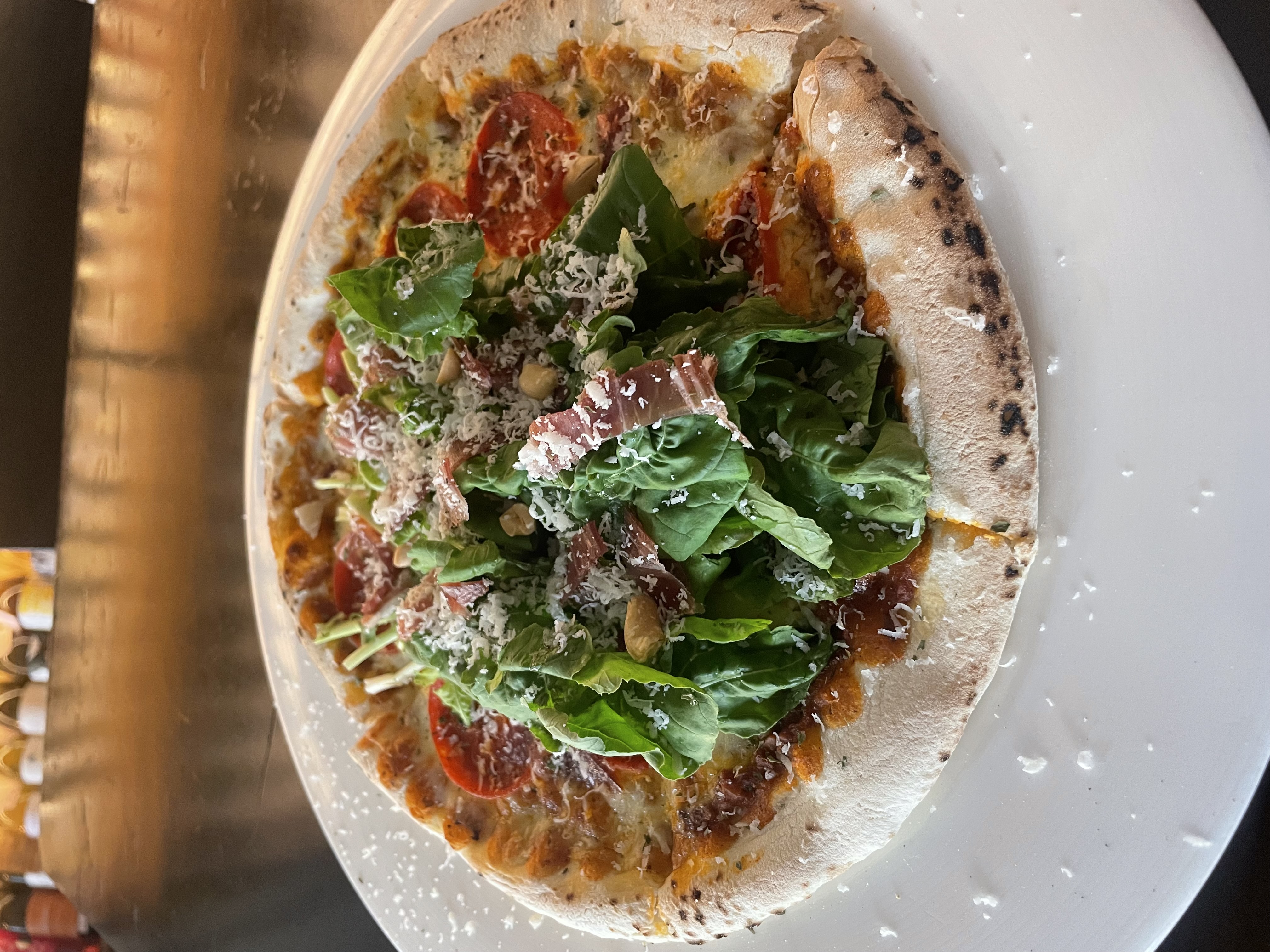 wine salon cozy shelves with handwritten wine notes