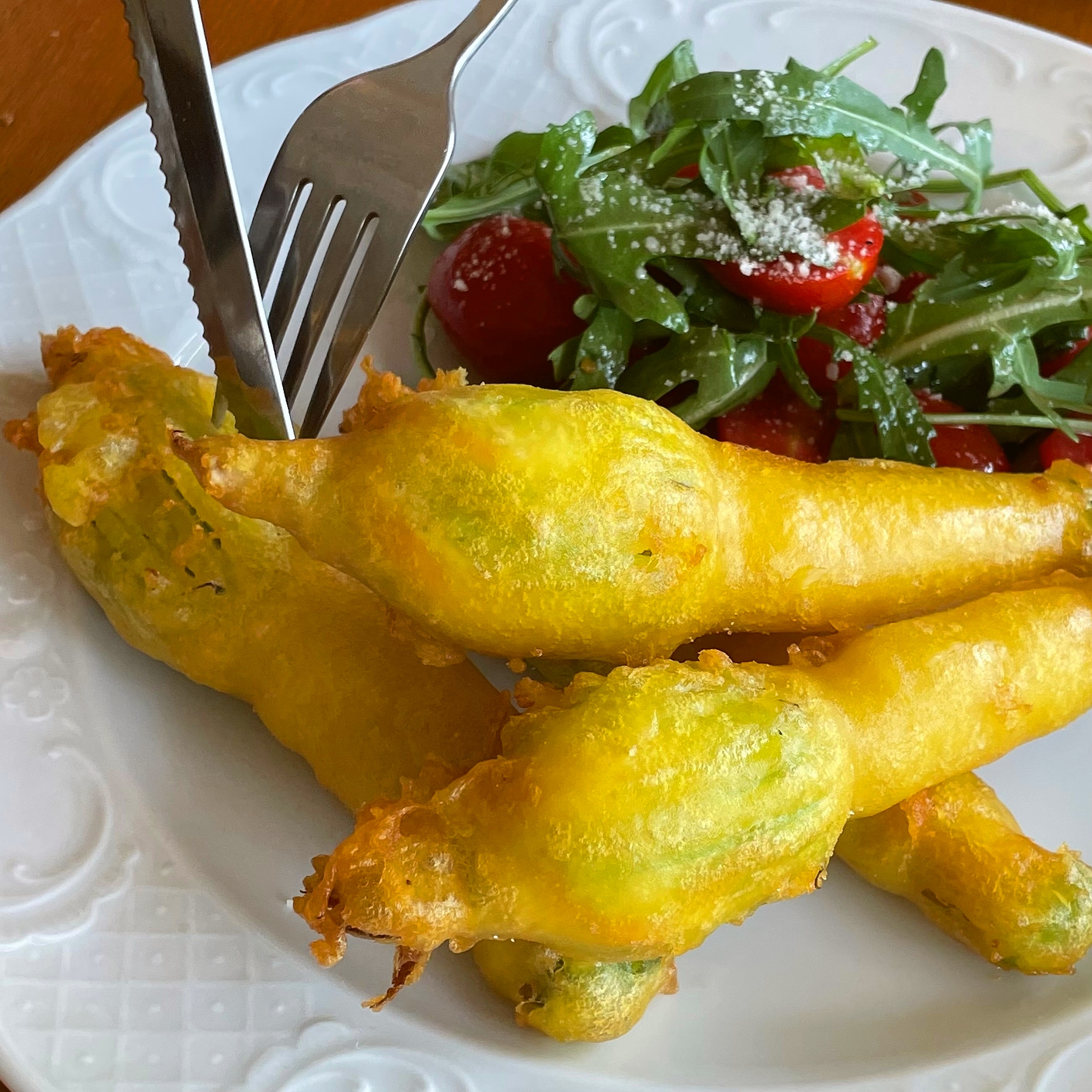 Rione seasonal European plates in bright dining room