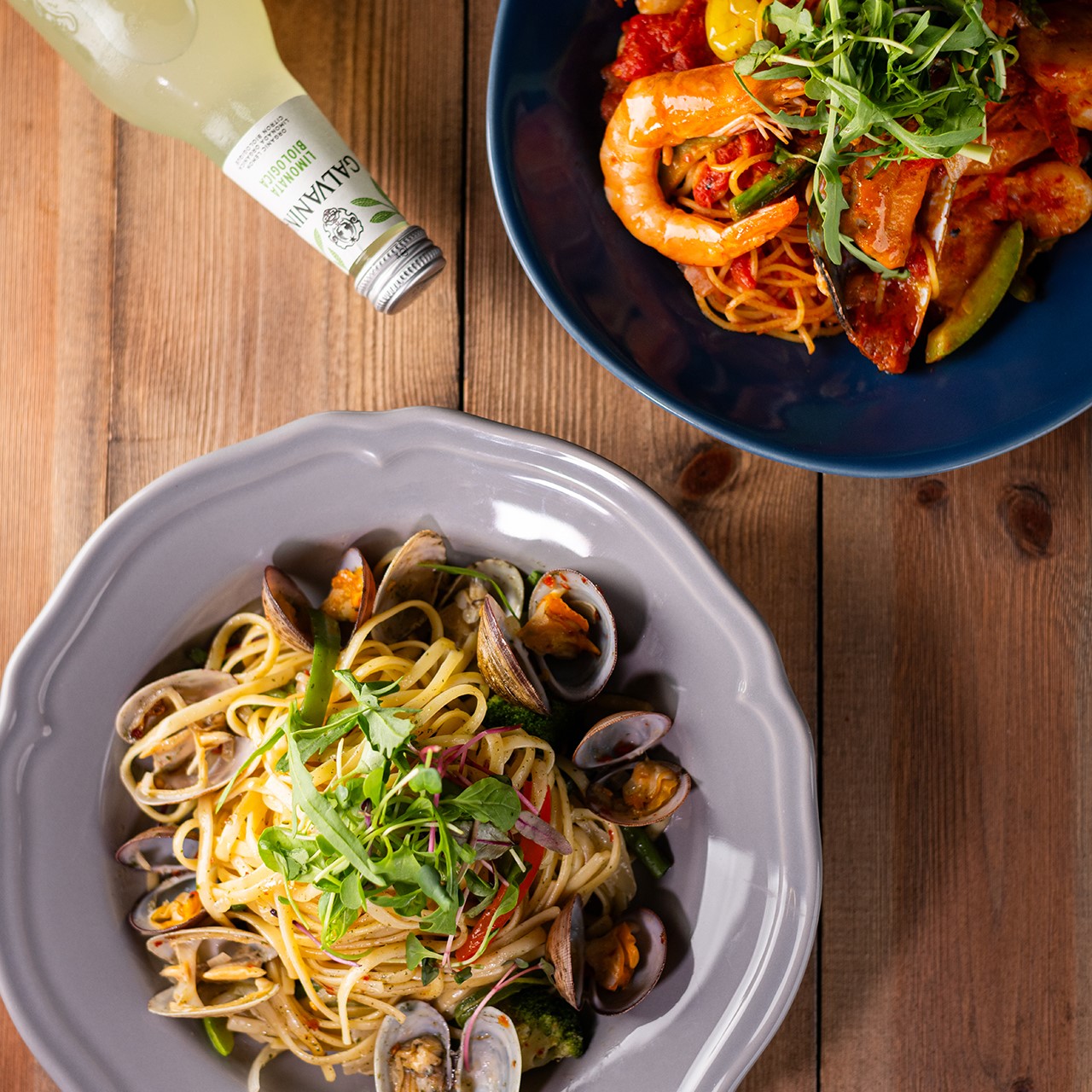 Lina's Papa新沙意大利餐套餐，配牛排和蔬菜