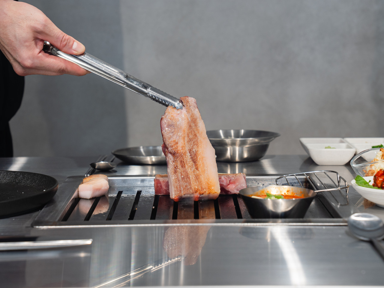 ユッジュプトの三段熟成豚バラとご飯