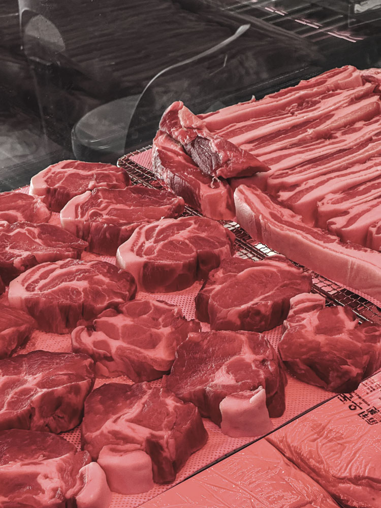 YOOKJI炉上 sizzling 猪肉切片