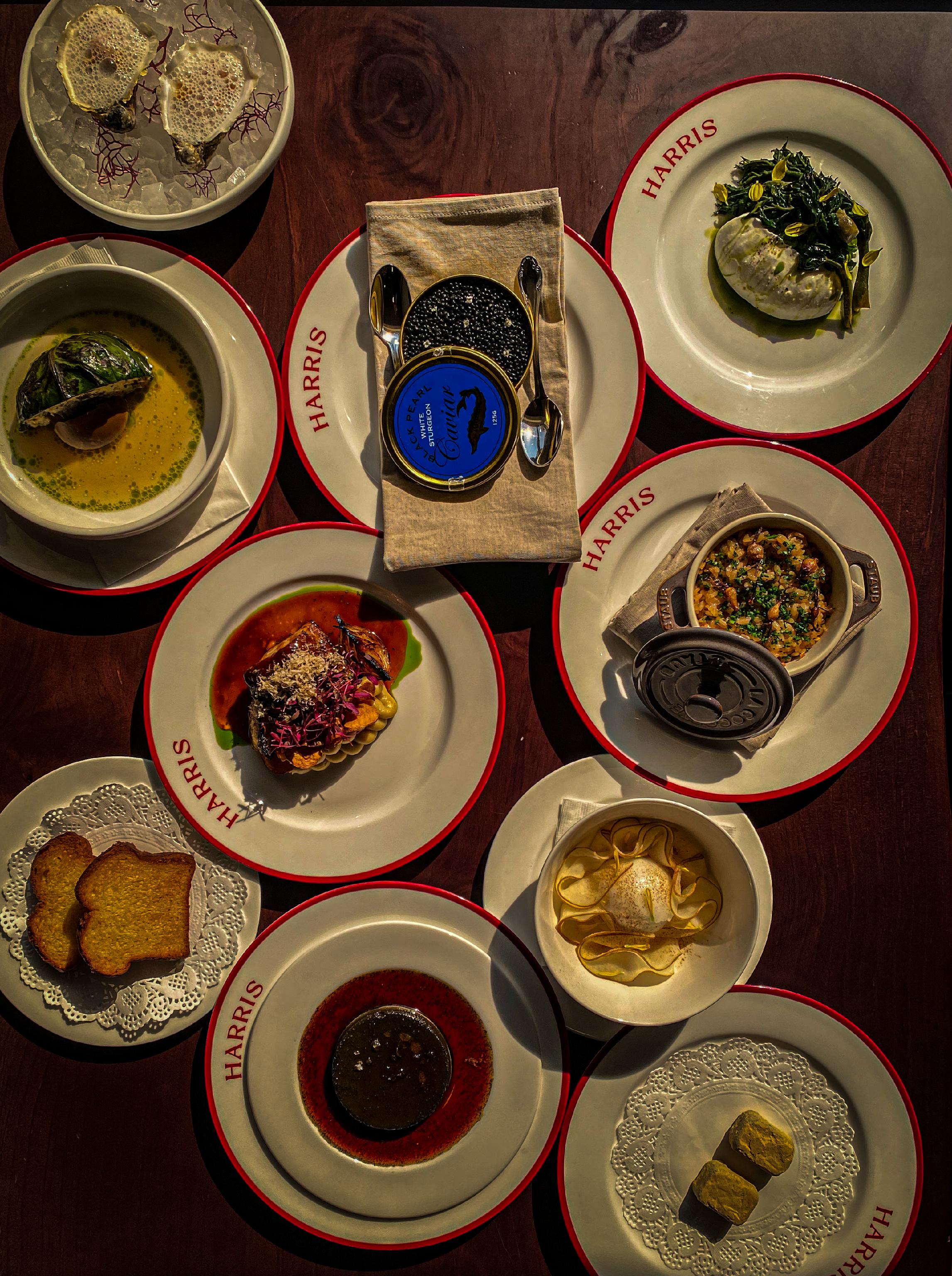 HARRIS French bistro oysters and Champagne