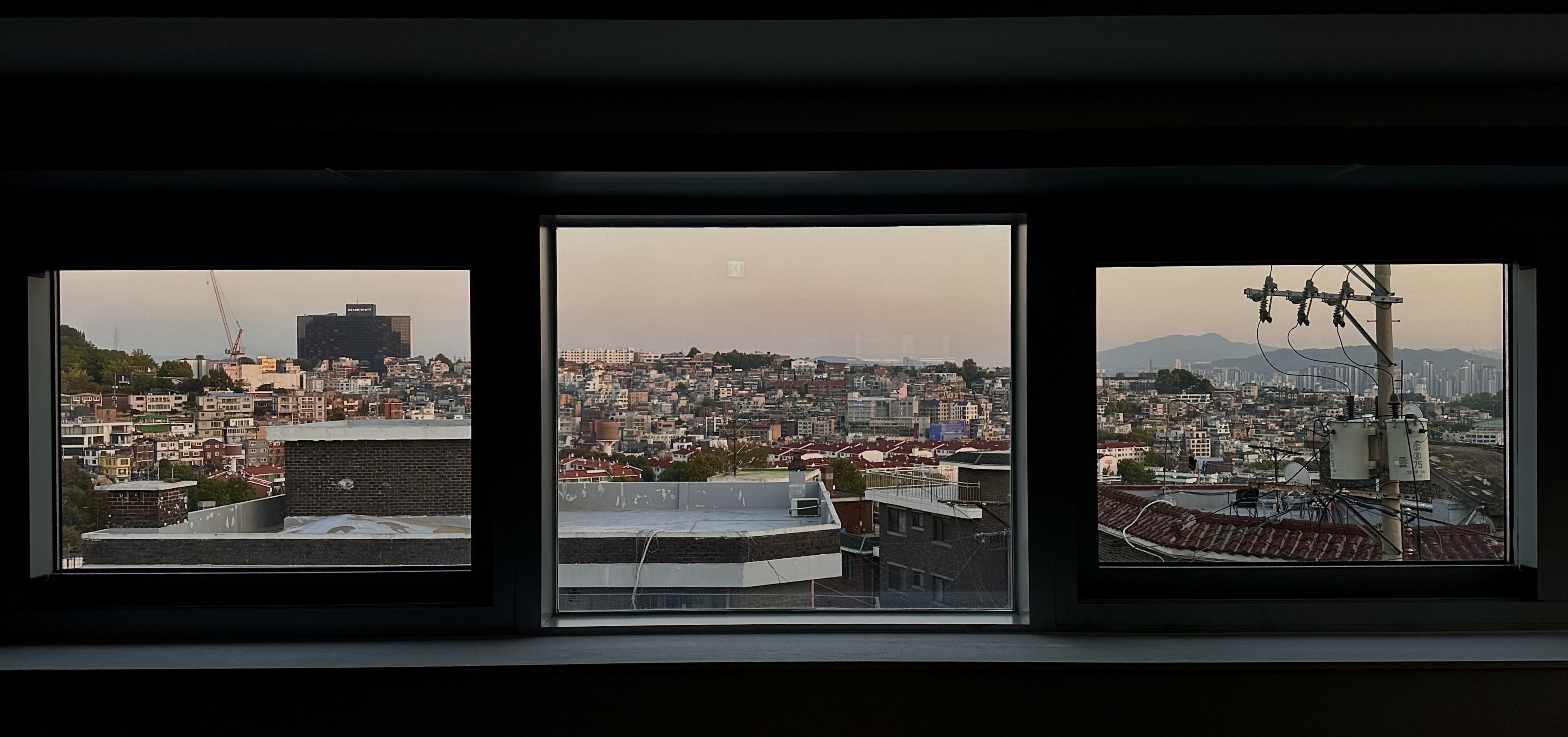 FRAMER terrace with panoramic Namsan view