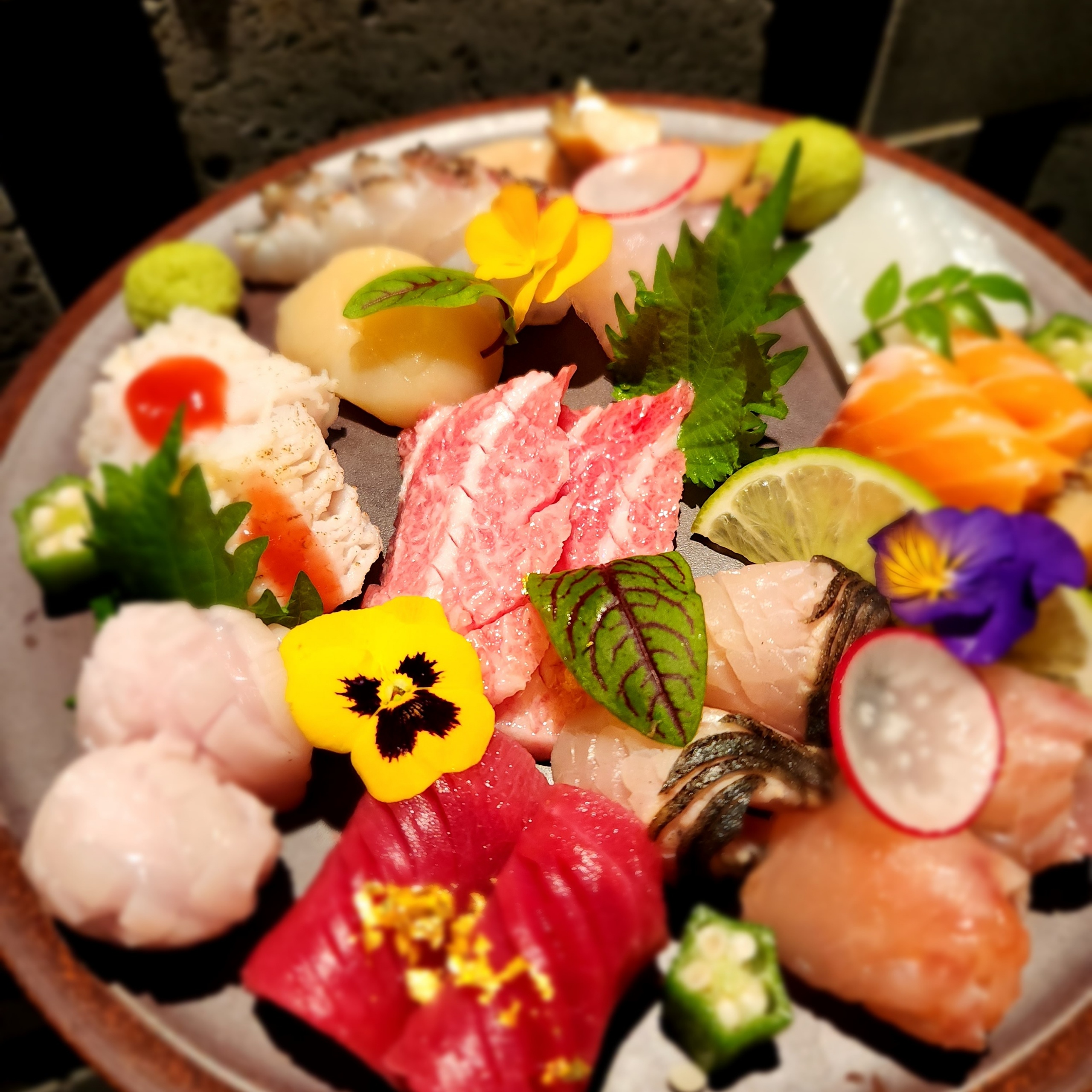 Kappo Mir Yongsan counter omakase plating