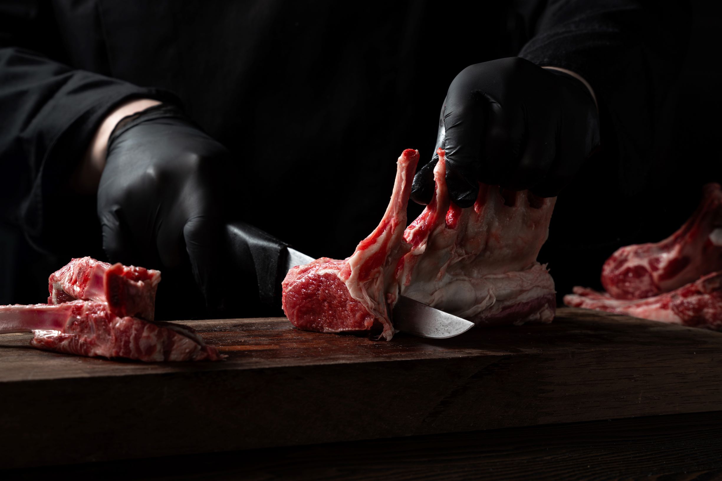 Jungyangzip premium lamb sizzling on the grill