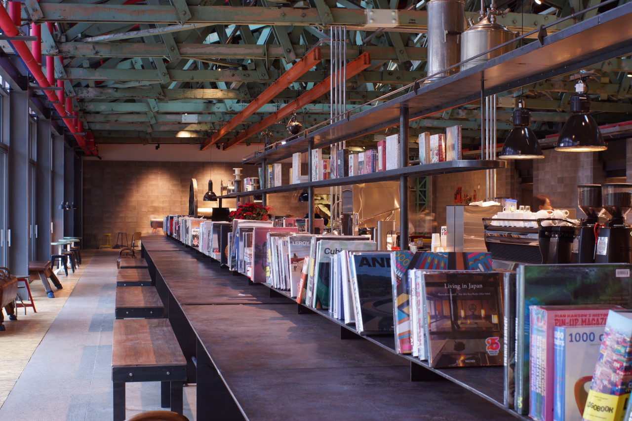 Terarosa Suyeong coffee factory style interior