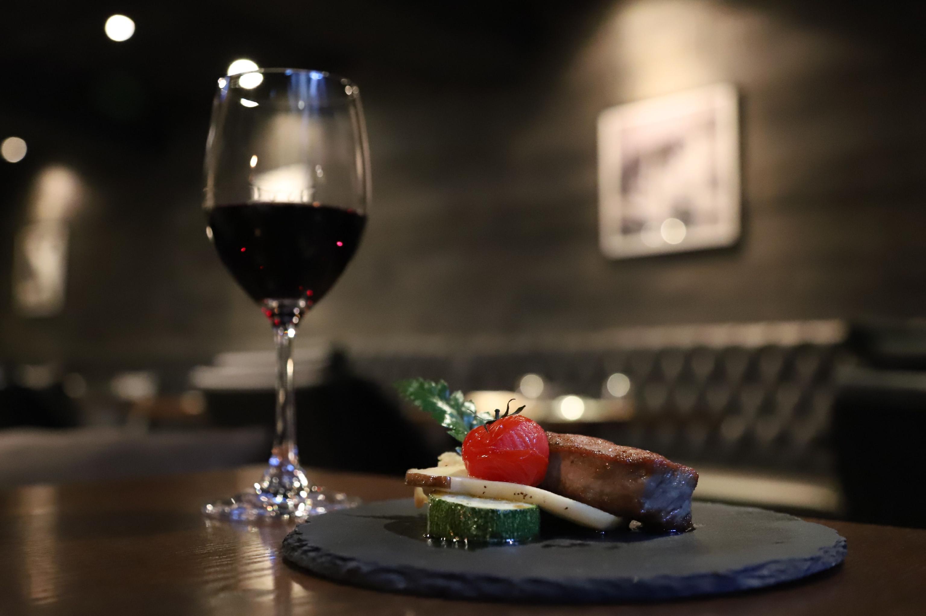 Bel Ami Italian omakase course with steak pairings