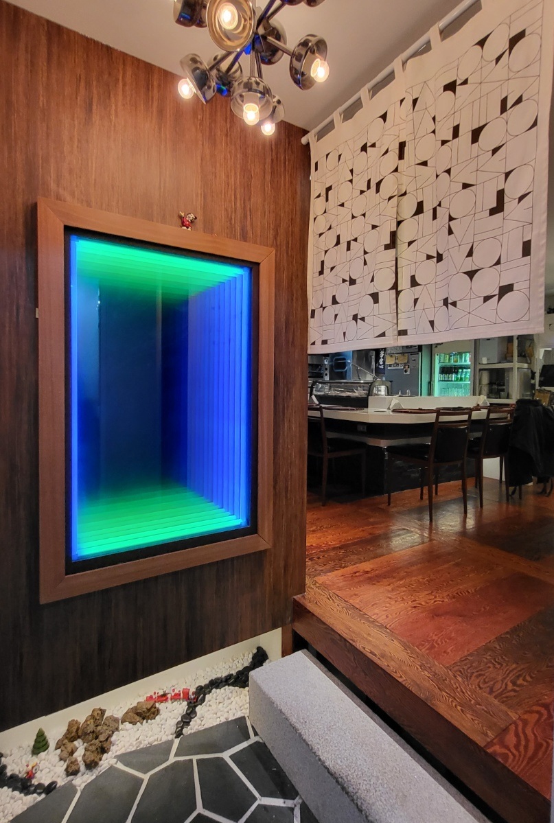 Asobo懷石料理吧台，當季菜色與清酒