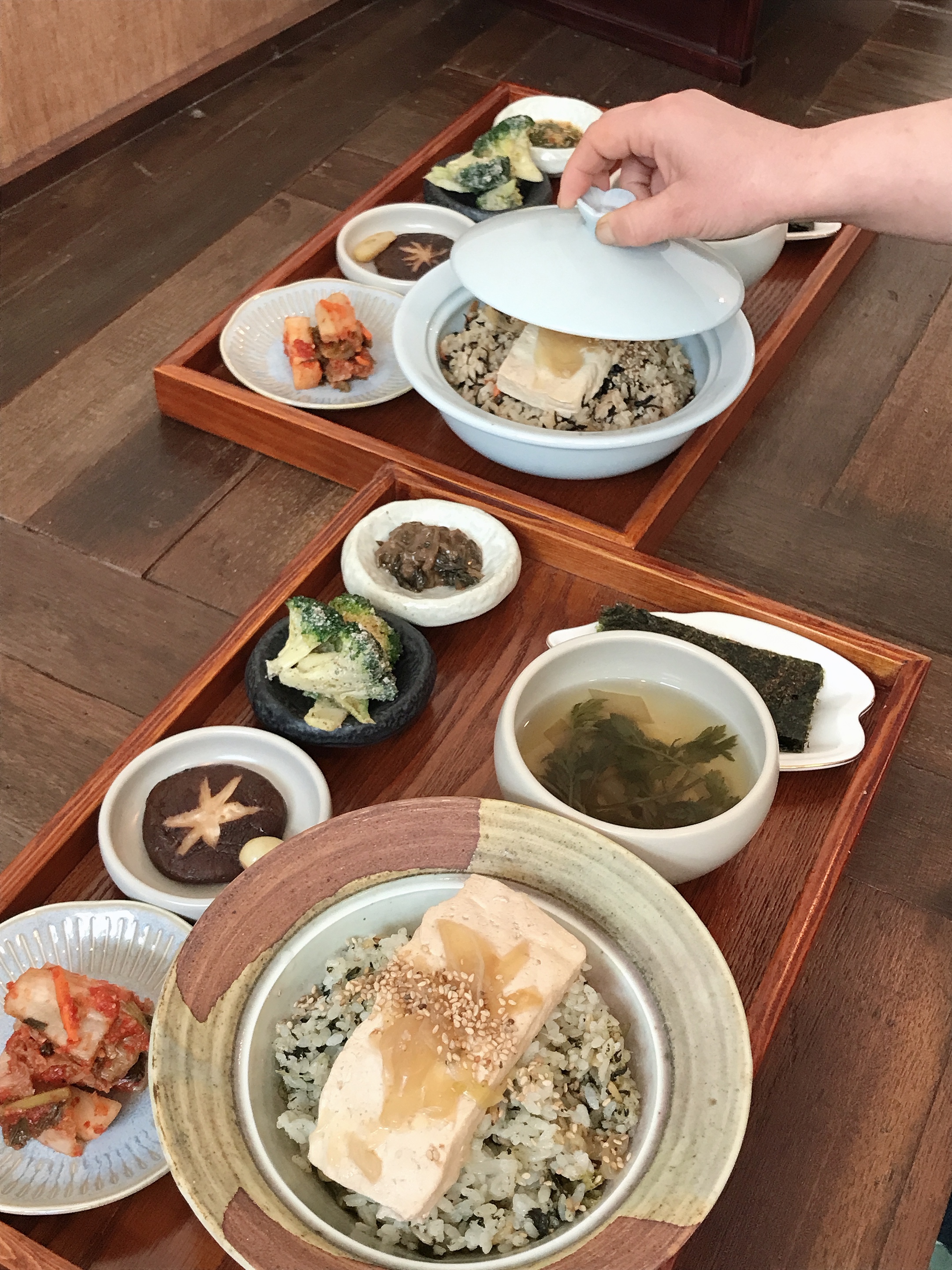 Obuthan當季素食午餐套餐搭配茶飲