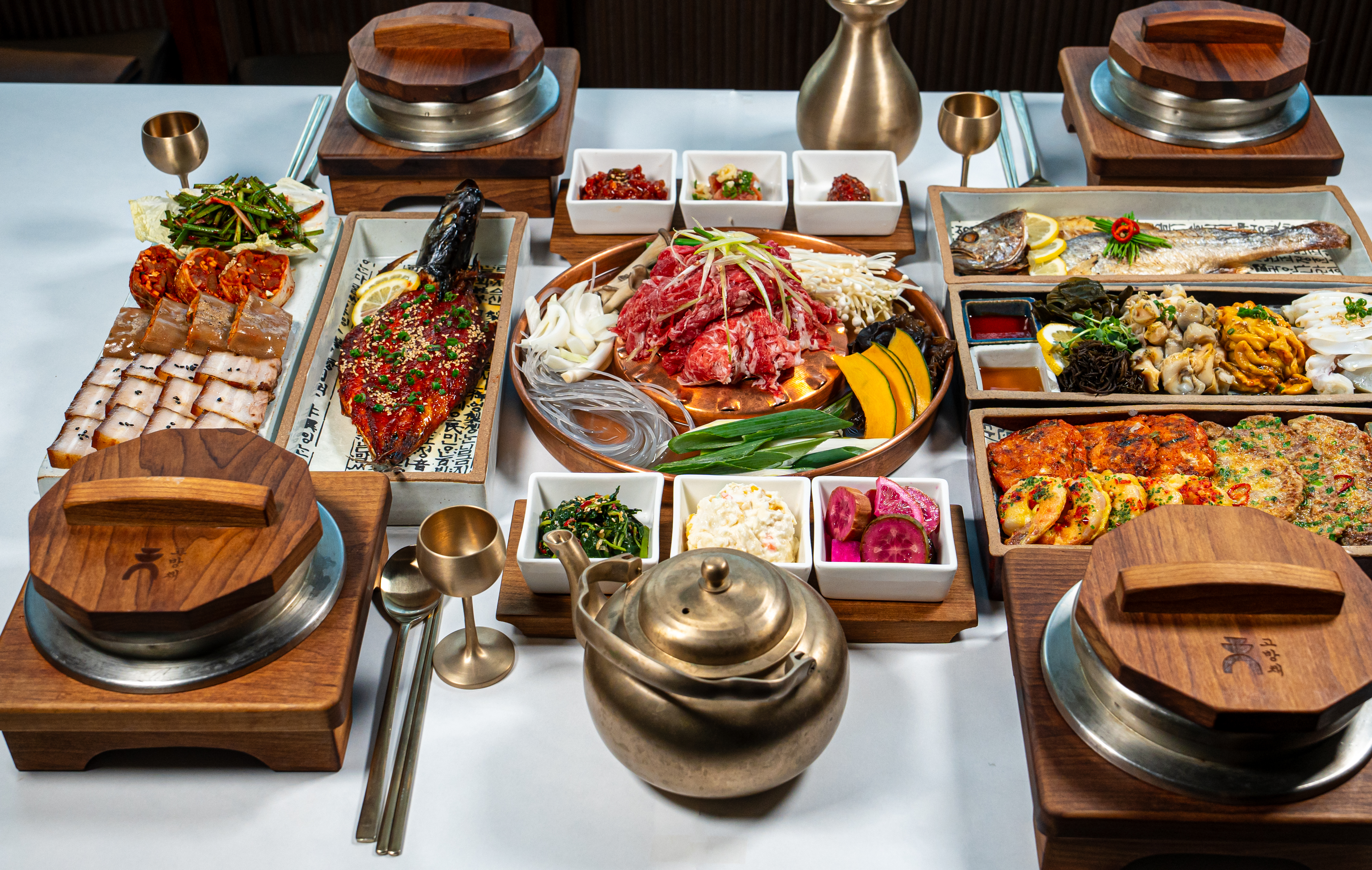 Gobangchae modern Korean dining bar with makgeolli and small plates