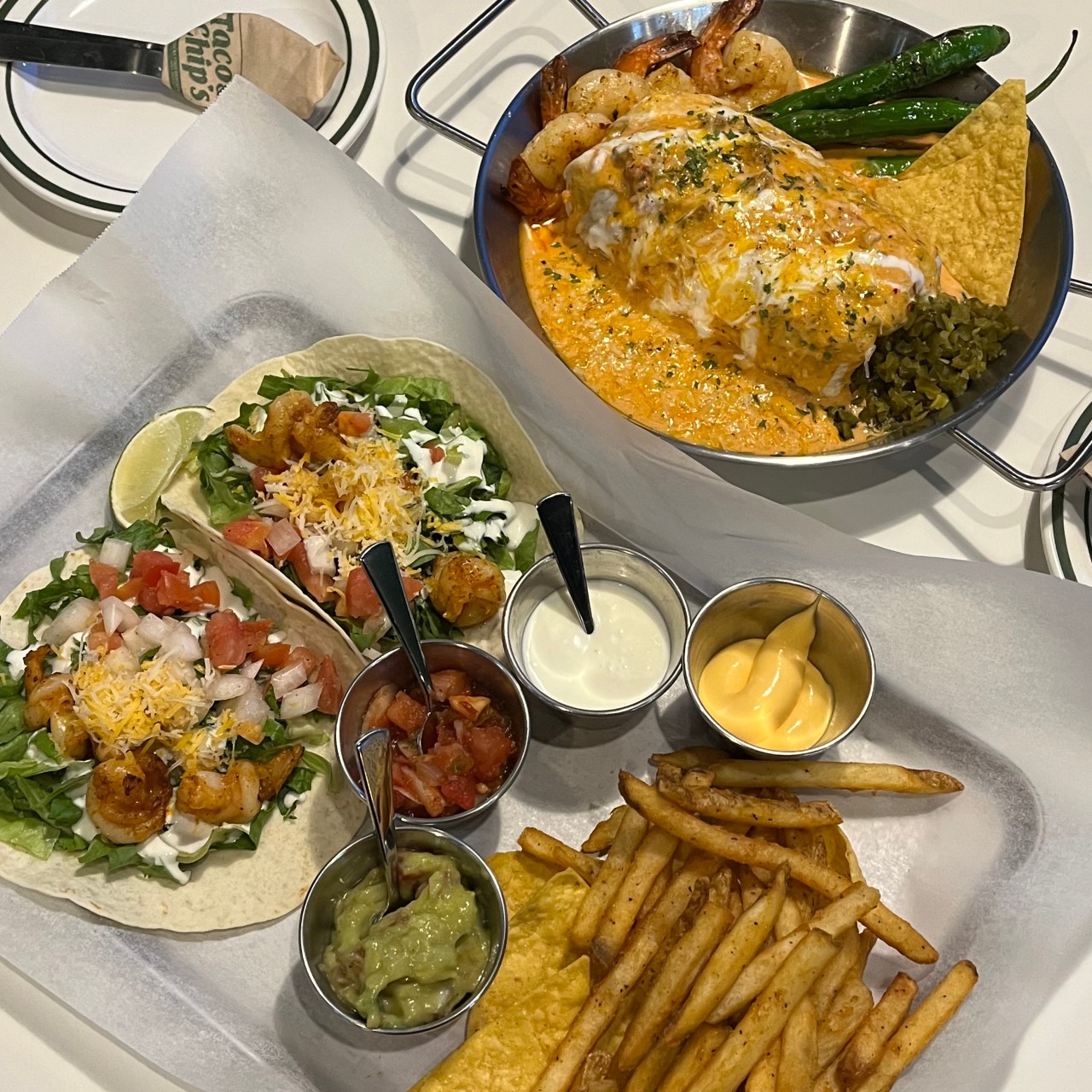 Taco & Chips 墨西哥風味卷餅、墨西哥餅與雞翅