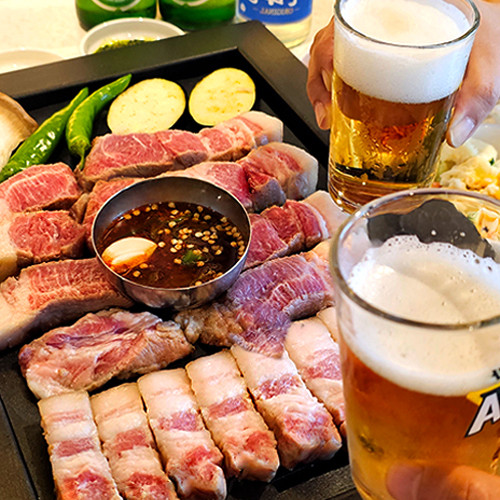 Hayeogum Jeju 精心炭火烤製黑豬肉