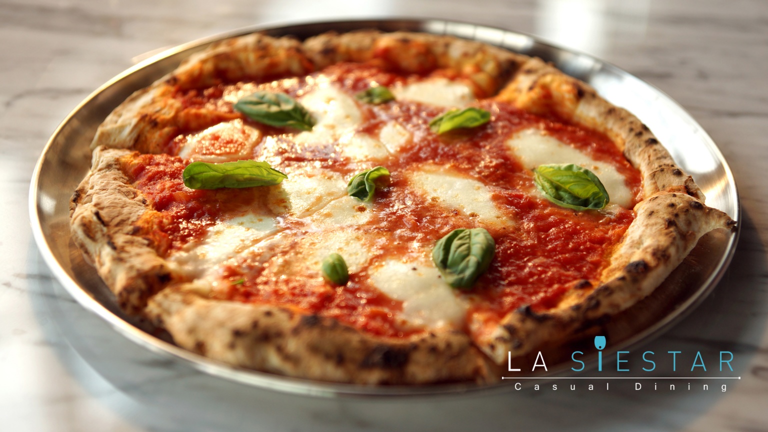 La Siestar wood-fired pizza and pasta by the window