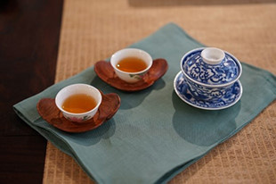 汉南Sansuhwa茶馆宁静茶艺场景