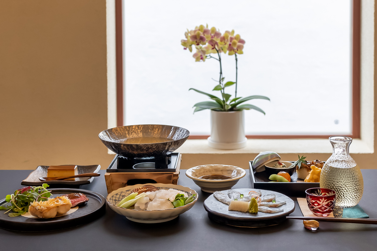 Hakusen Kyoto-style kaiseki plating