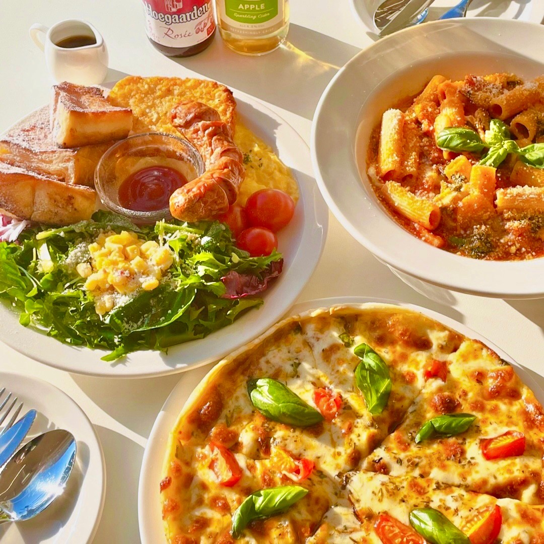 Merry Yun brunch plates and handmade pizza in Haeundae