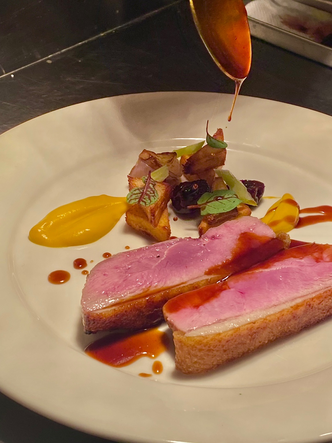 Little Cave cozy wine bar interior with Italian small plates