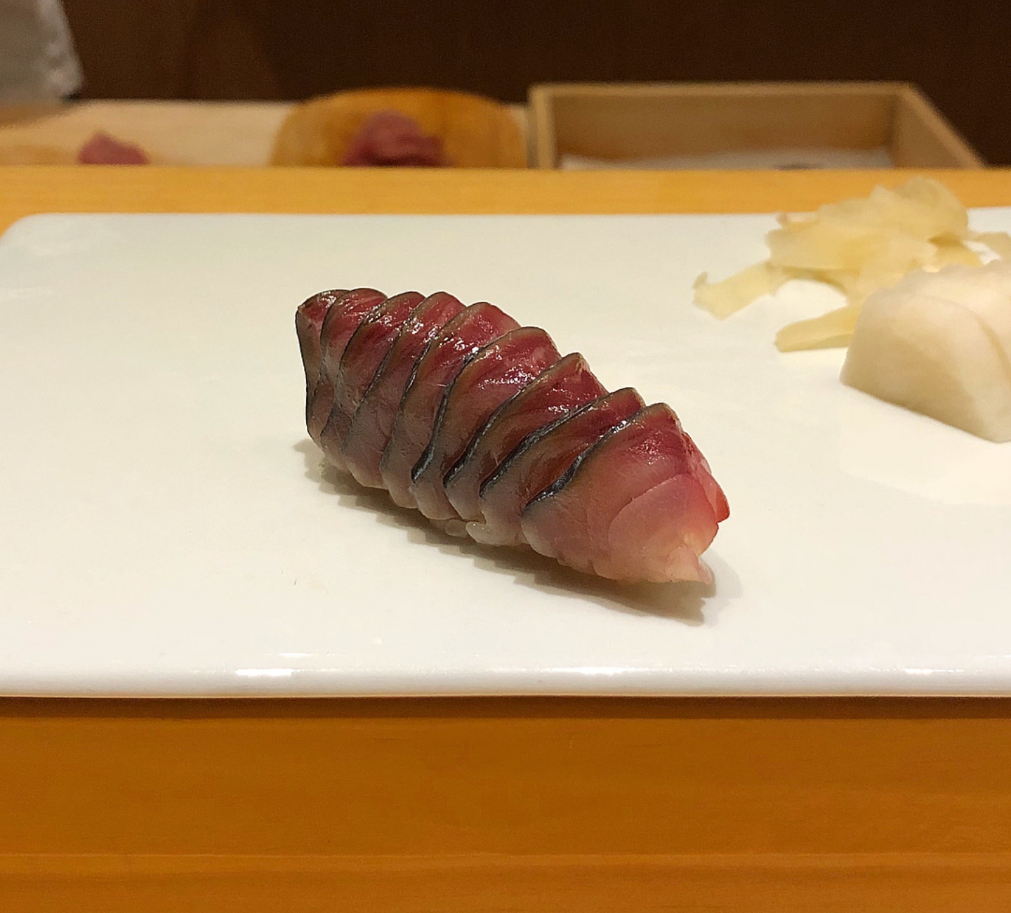 Karu sushi omakase counter with seasonal nigiri in Seocho