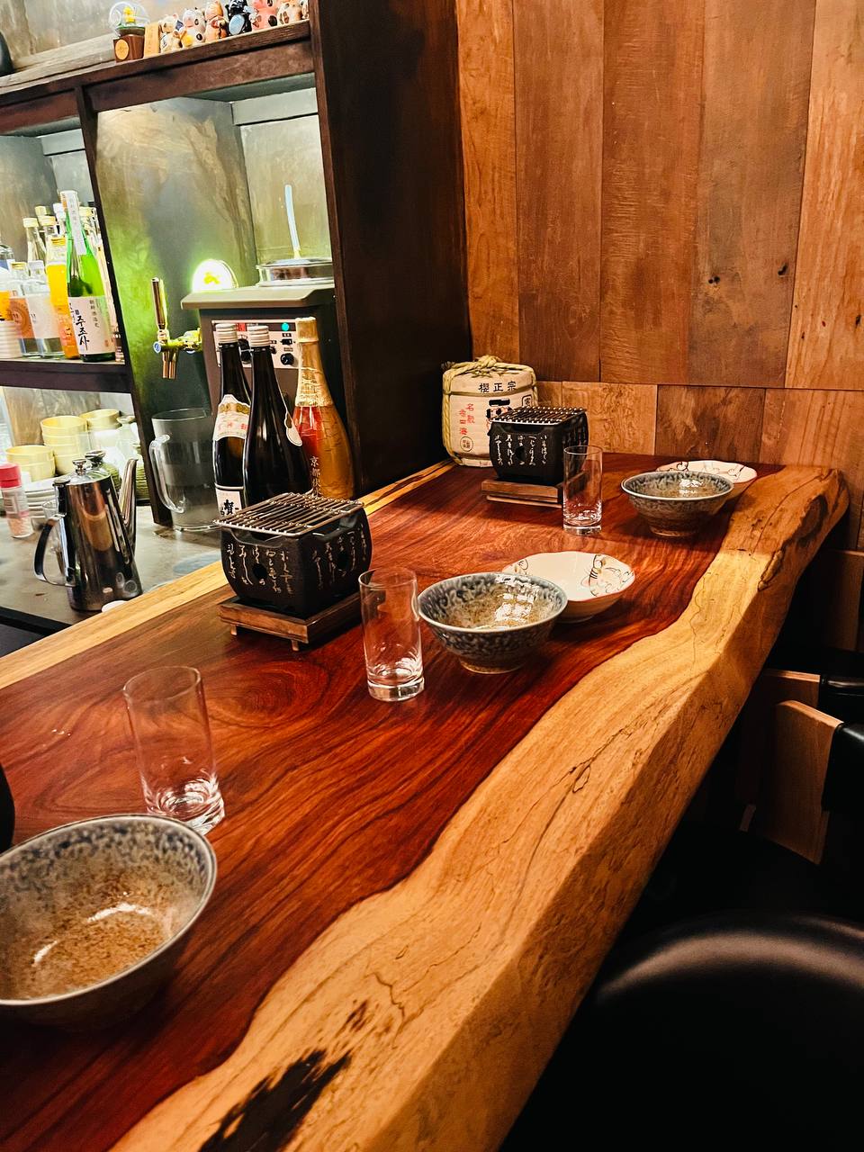 Late-night izakaya spread and highballs at 3MM IZAKAYA