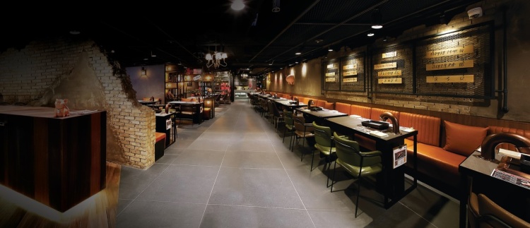 文井Don Blanc現代室內與燉鍋及熟成豬肉