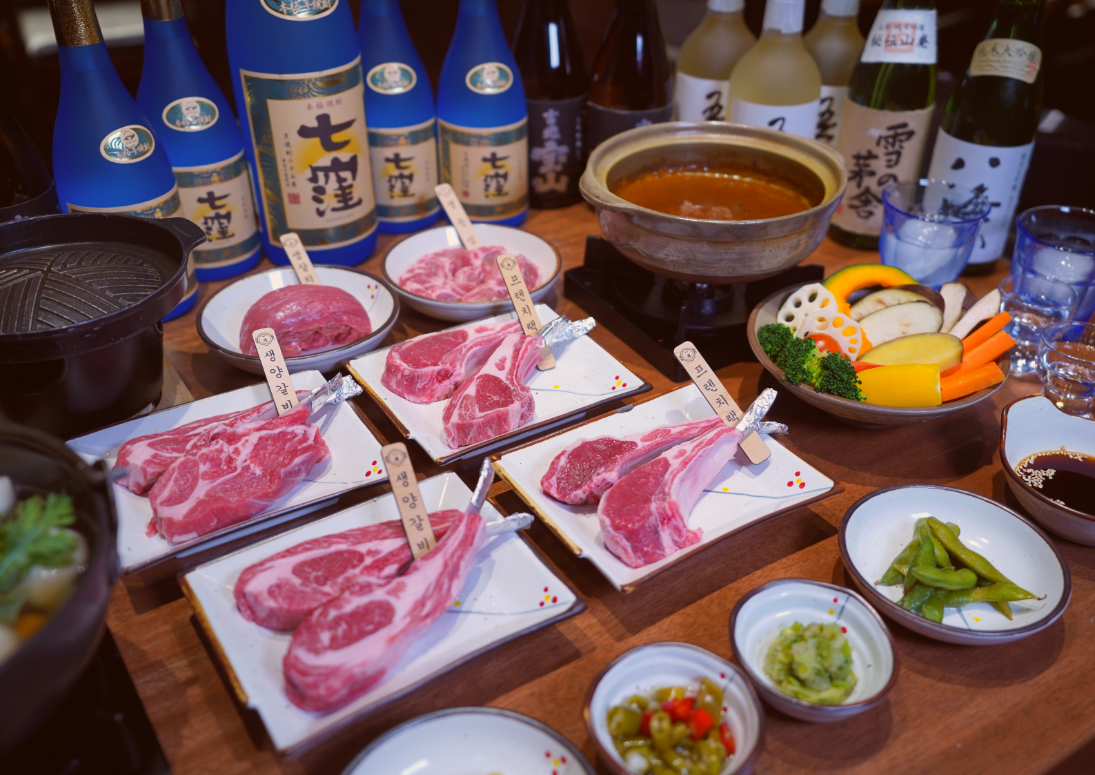 Ichiryu Seolleung成吉思汗羊肉烤盤與湯咖哩