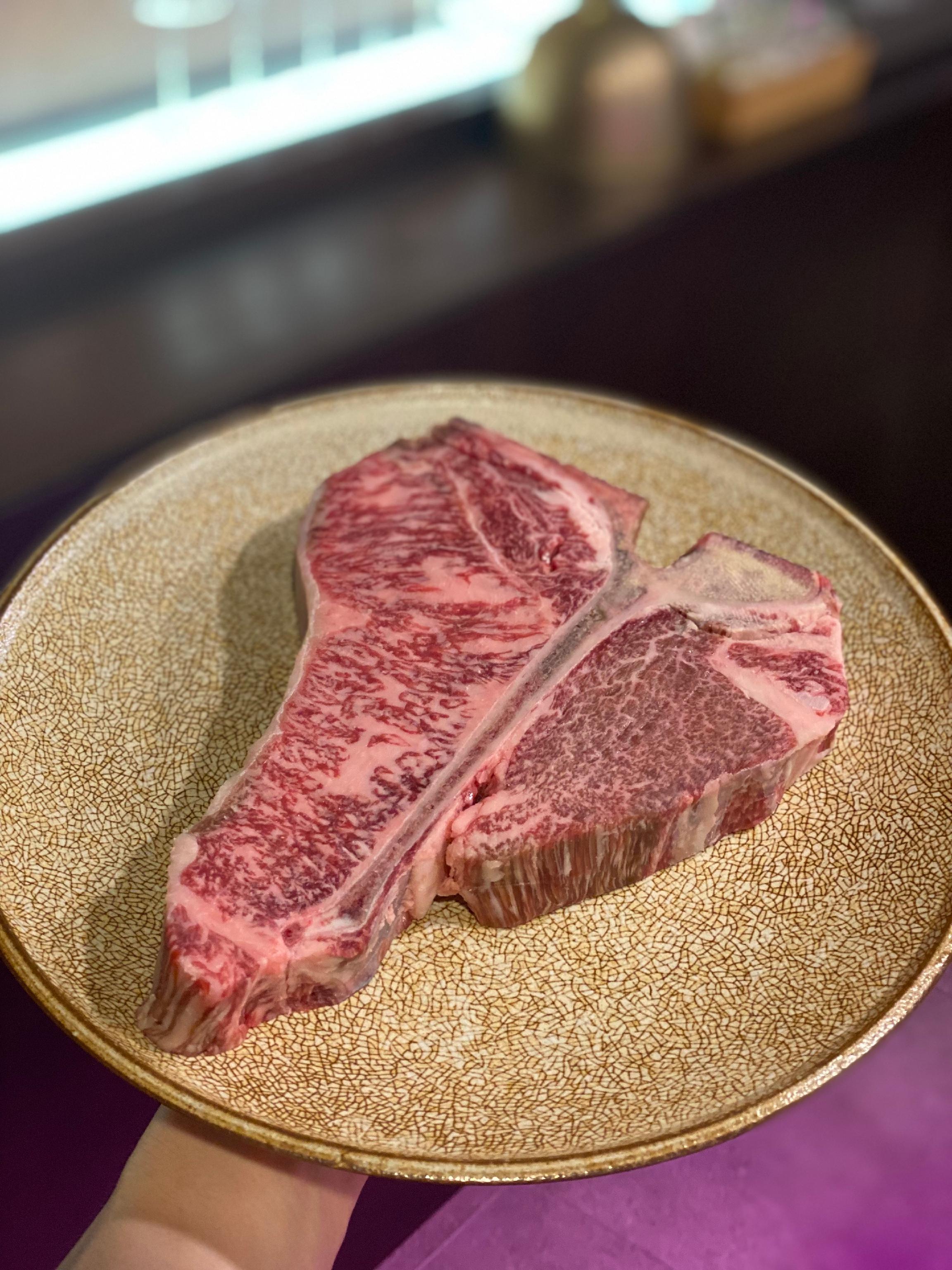 Premium Hanwoo T-bone at Woominam Seomyeon