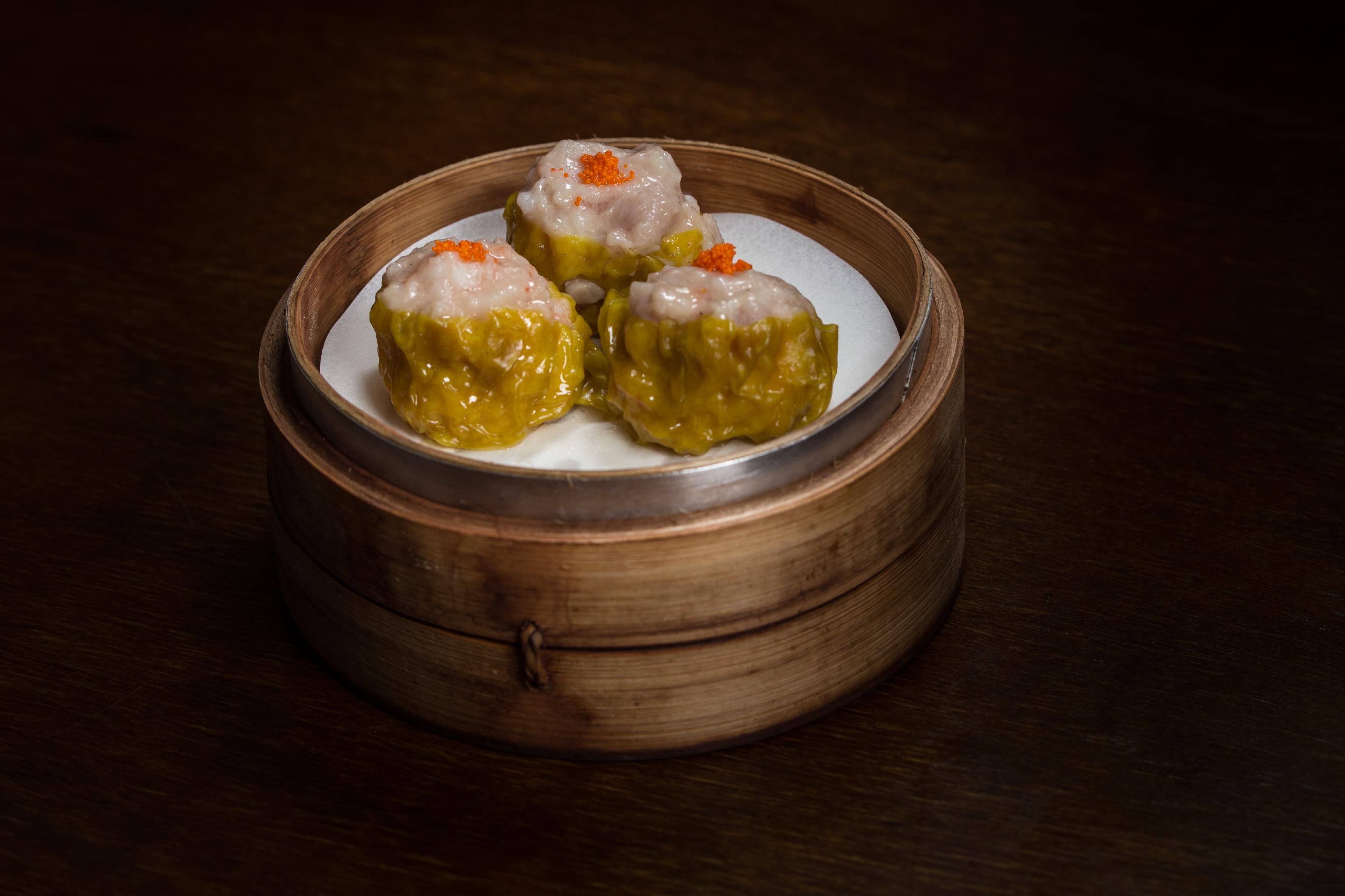 Ding Dim 1968 bamboo steamers with classic Hong Kong dim sum