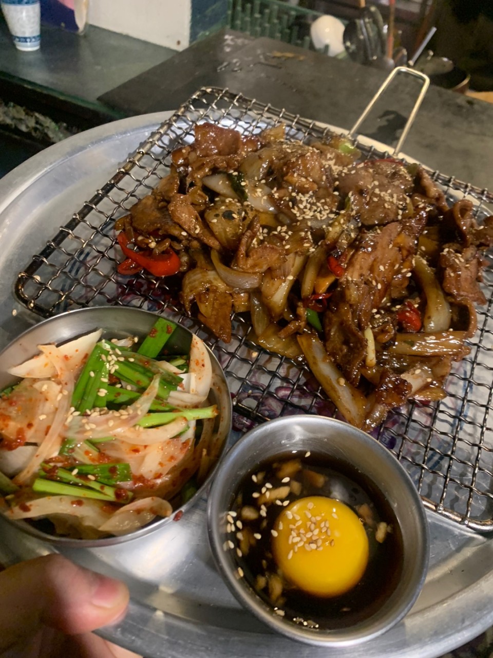 술꼬마 桌上막걸리與韓式下酒菜