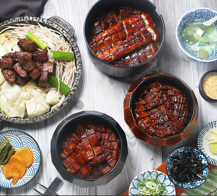 建大附近The Classic 500 的高雅鳗鱼饭套餐