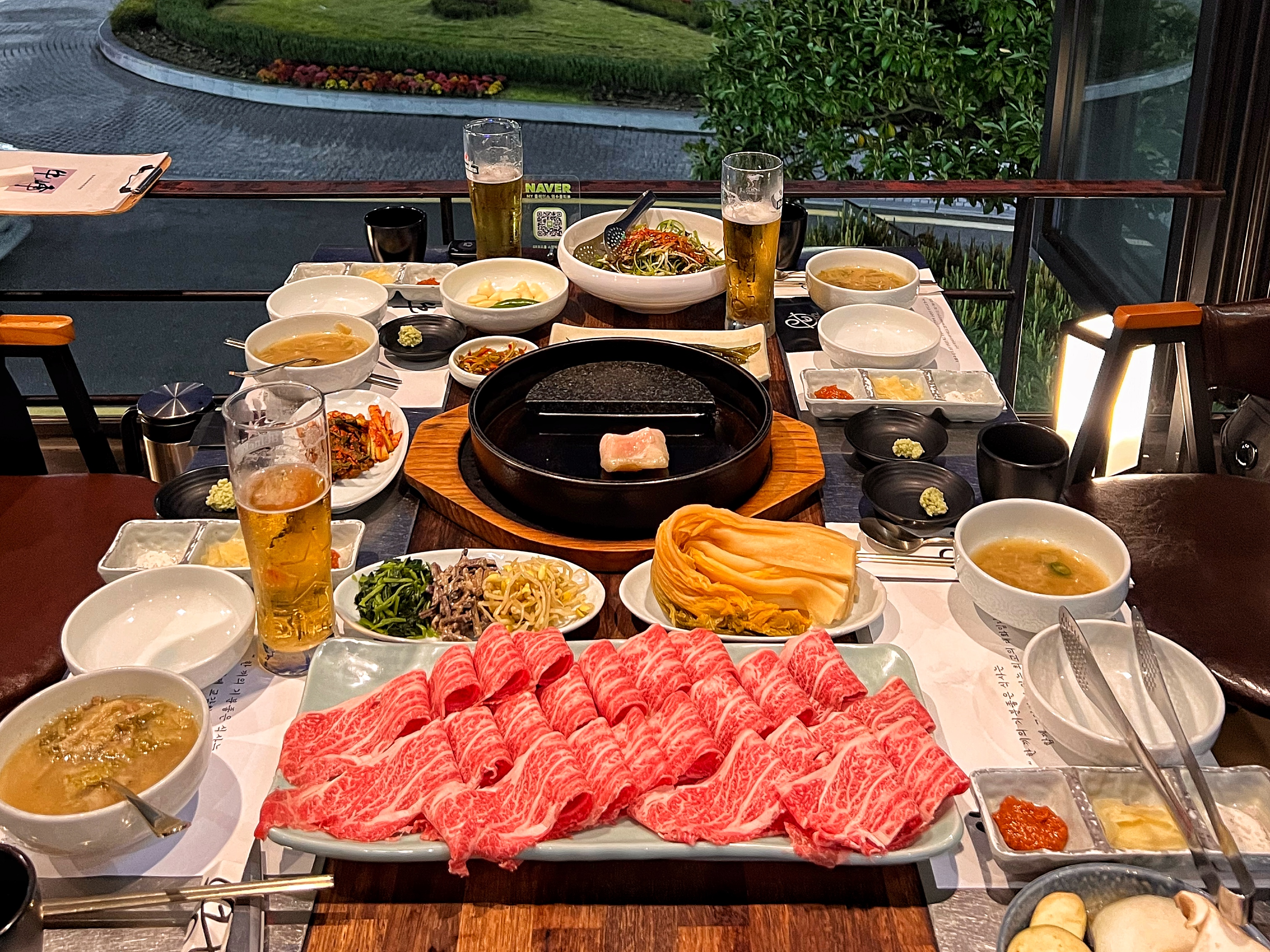 Ubongのガルビサルとマリンシティの夜景