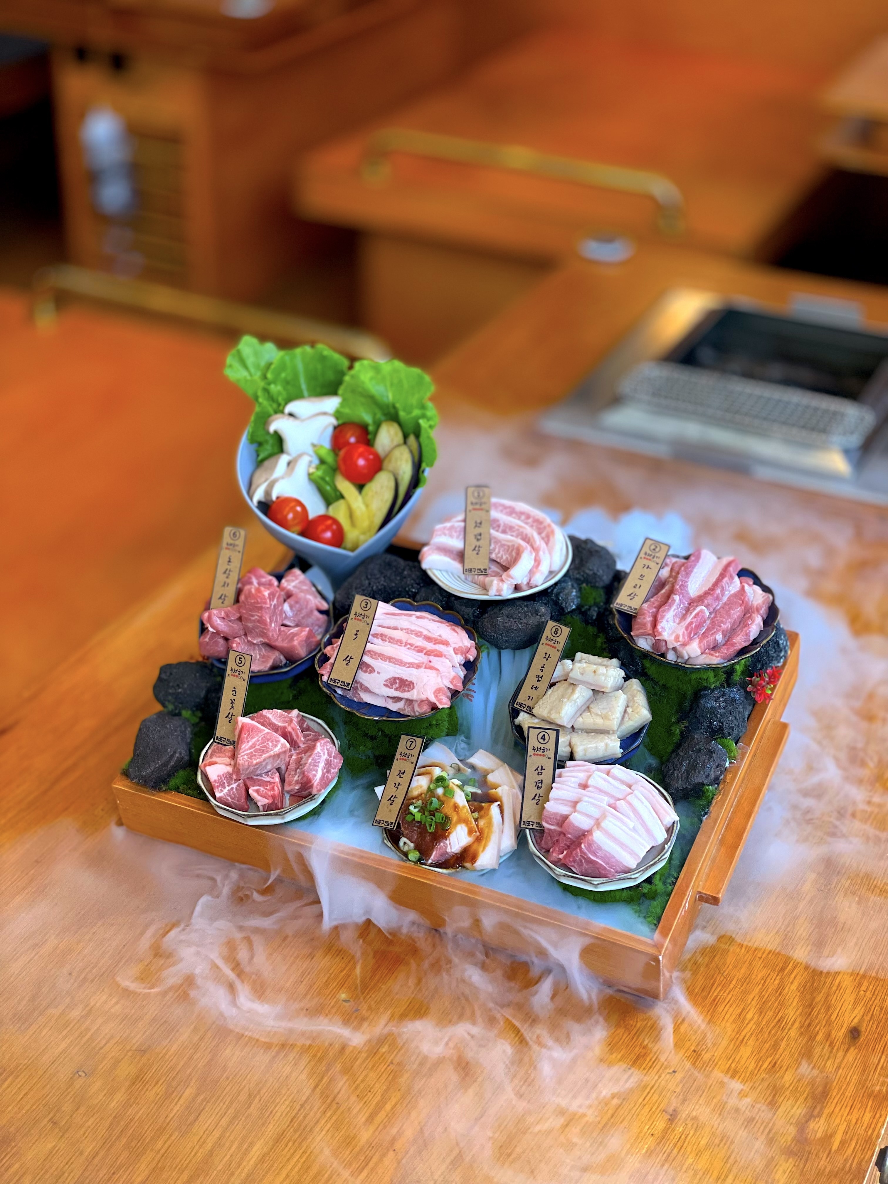 延南돈無煙烤豬肉