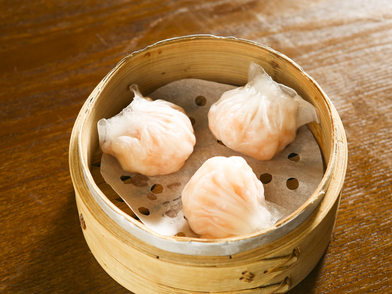 Goldfish Dim Sum Cuisineの蒸籠と麻婆豆腐