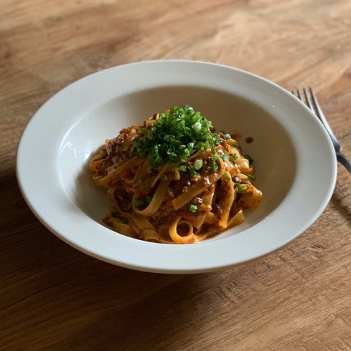 Picolo ragu and wood-fired pizza near Jeonju Hanok Village