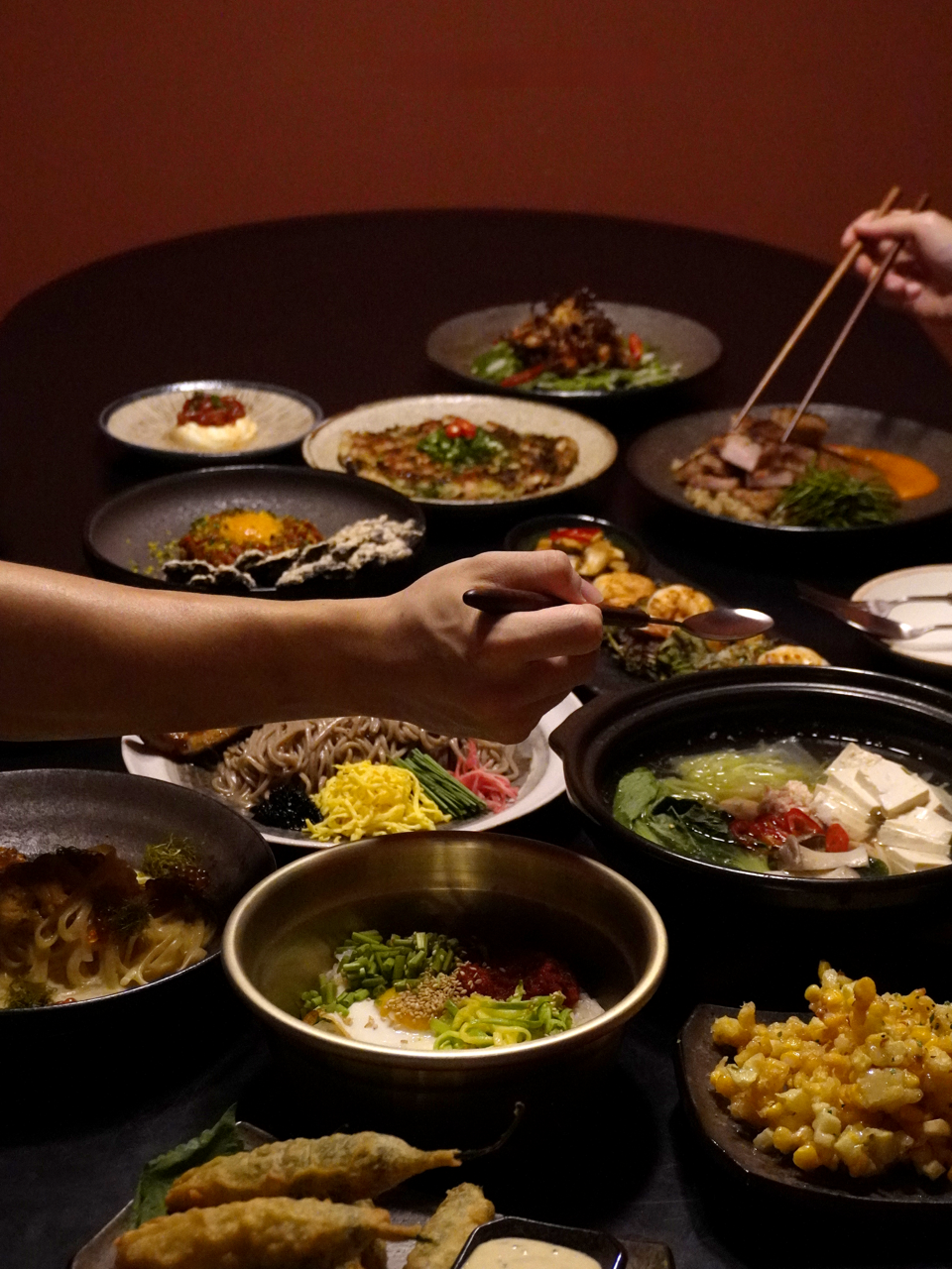 BUMJU Korean gastropub dishes in a cozy converted home