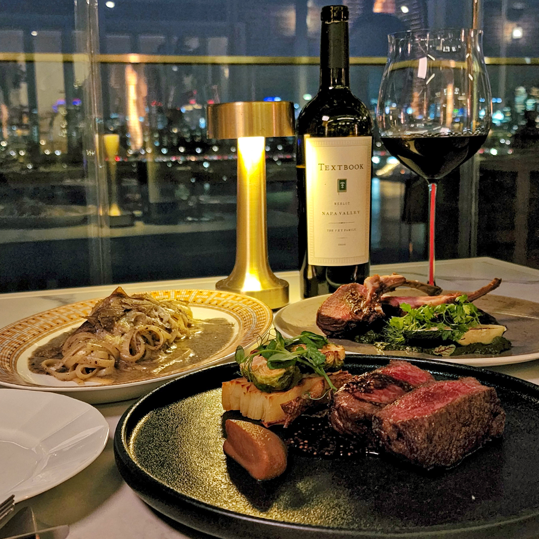 MAISON HANNAM panoramic Han River view dining room