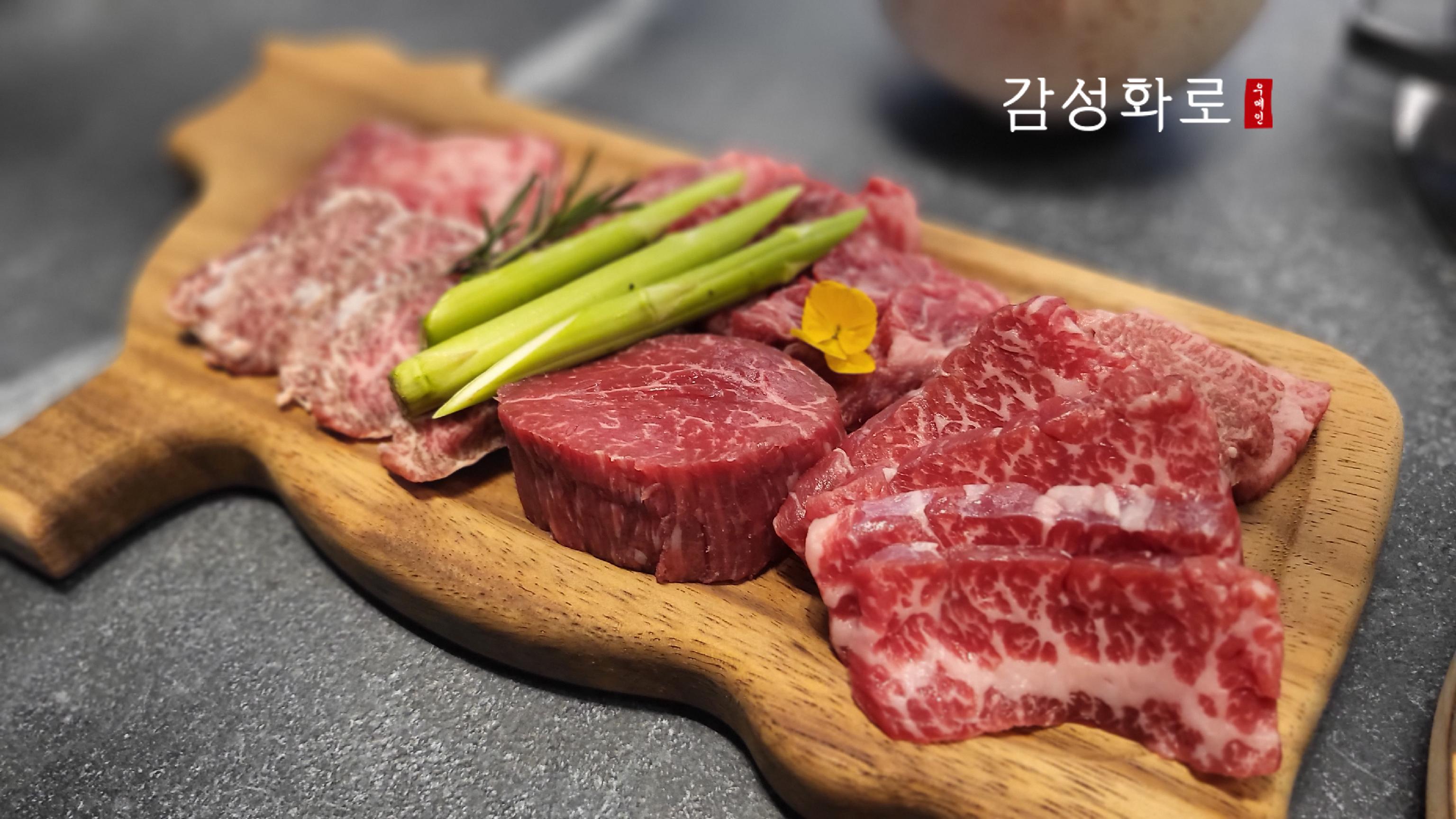 Woomain Incheon hanwoo omakase on binchotan charcoal