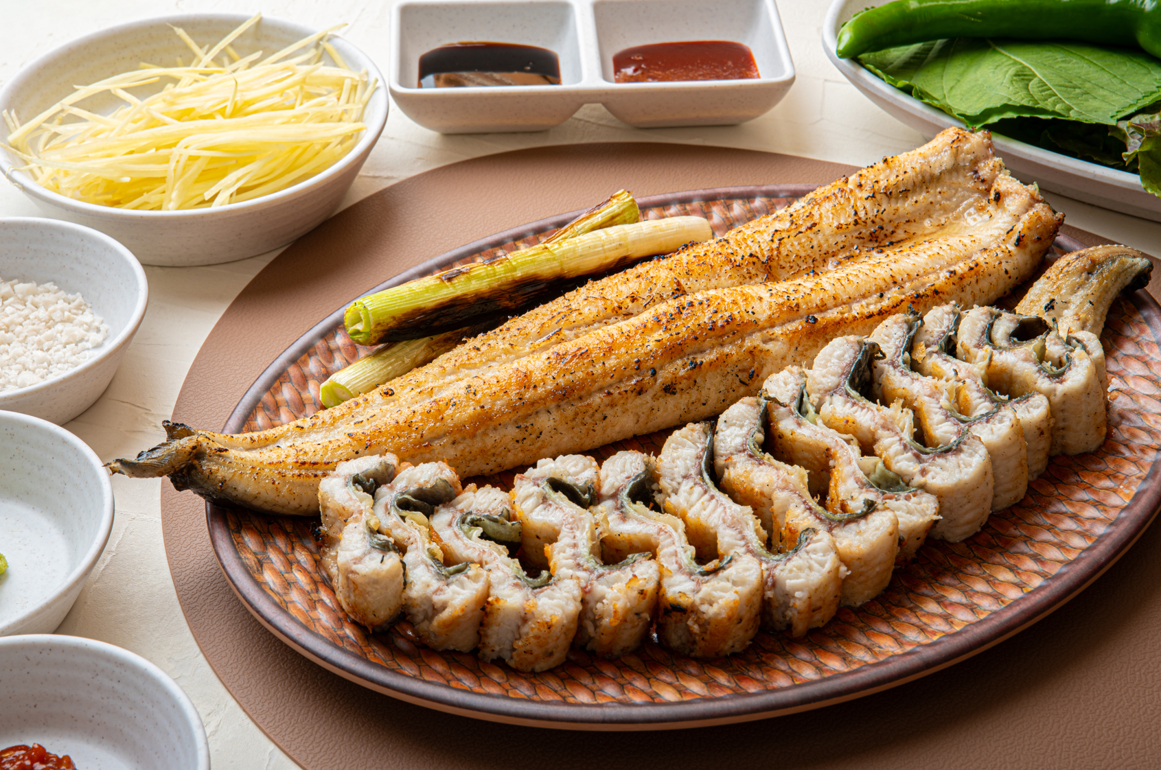 일편장어 홍대본점の炭火で焼いた淡水鰻