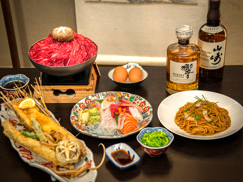 Sakabar Dandan Yeouido premium izakaya counter and sake selection