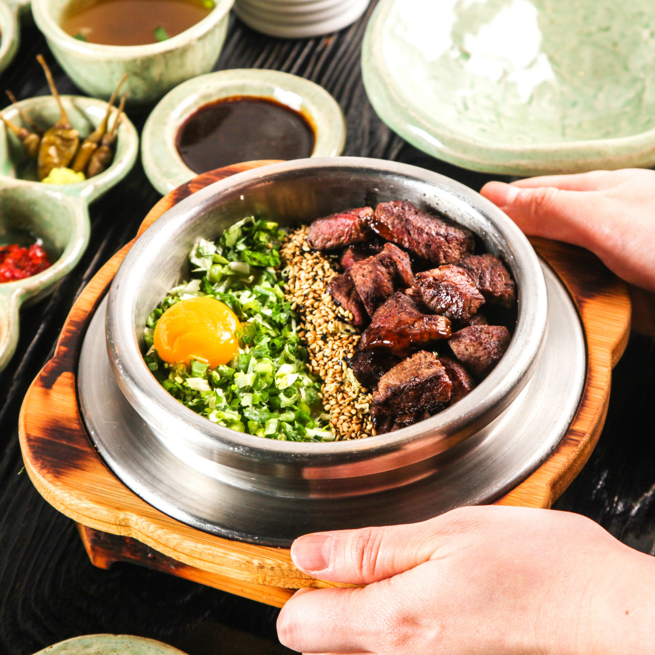 SOLSOT 城税店 牛排与鲷鱼石锅饭