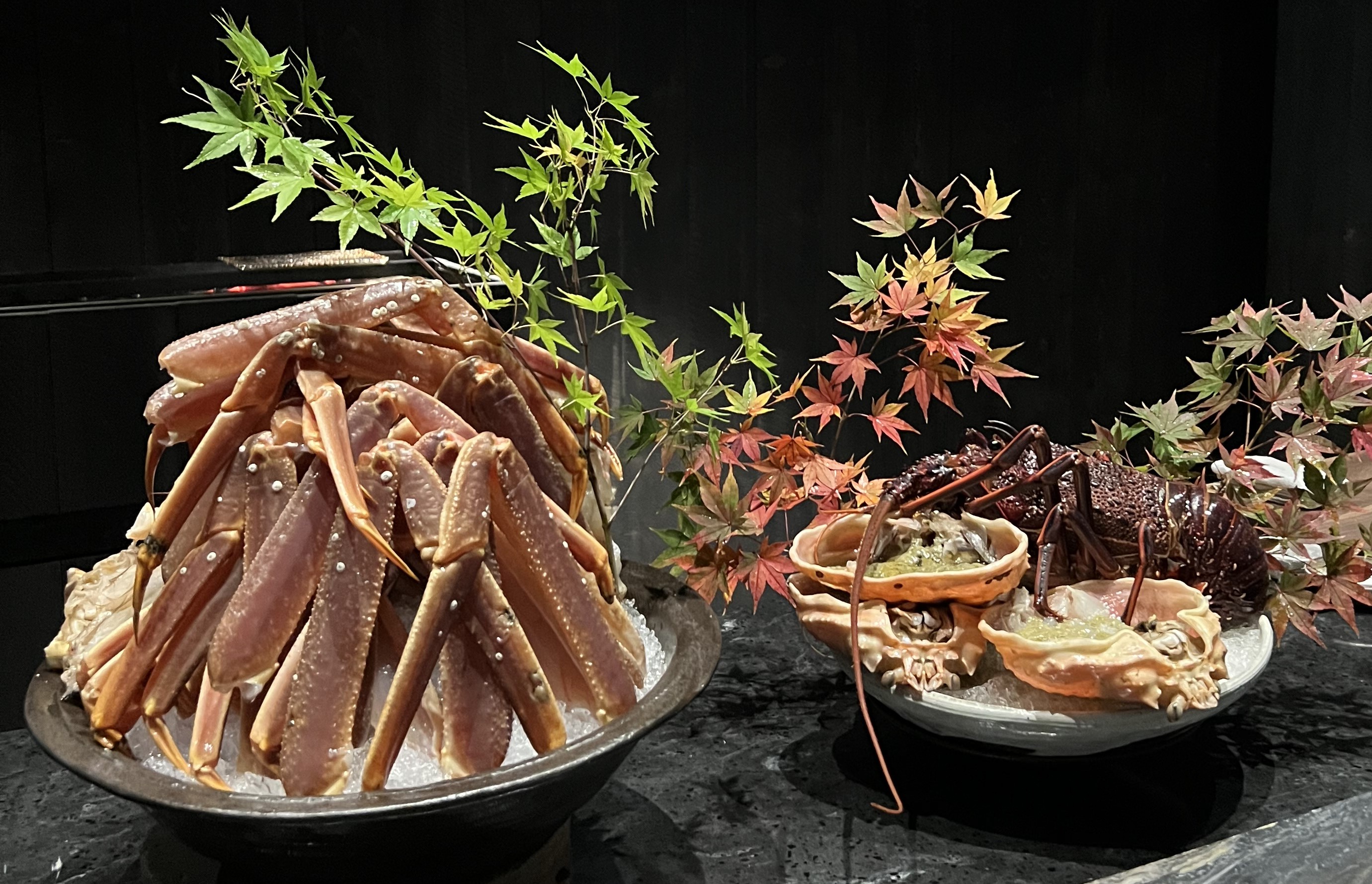 NEGI LIVE chef plating crustacean-focused live course