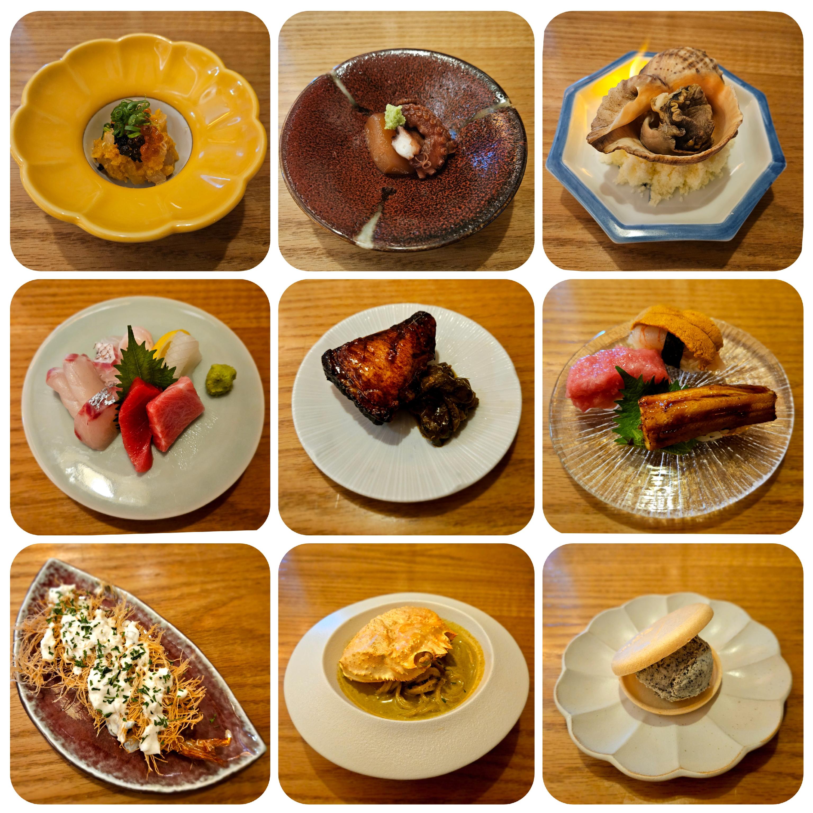 Sizuku sashimi and seasonal dishes in Songdo