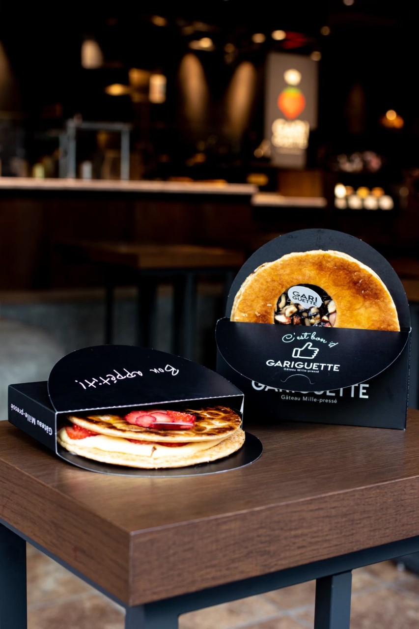 GARIGUETTE新世界江南店のパリッとしたミルプレッセ