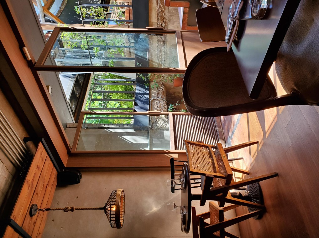 Maison Antibes dining room and plated French dish