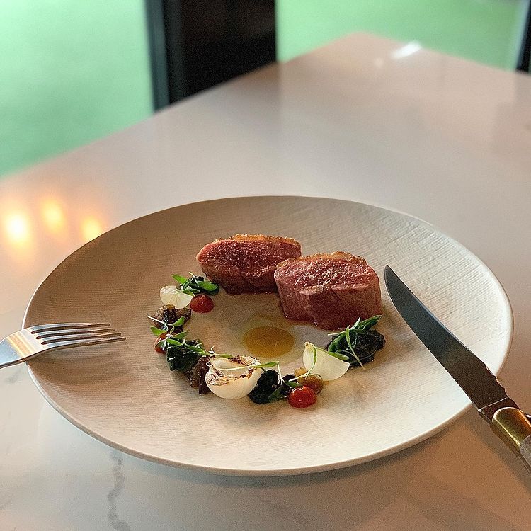 Exquisine 清潭の独創的なポテトロブスターコース