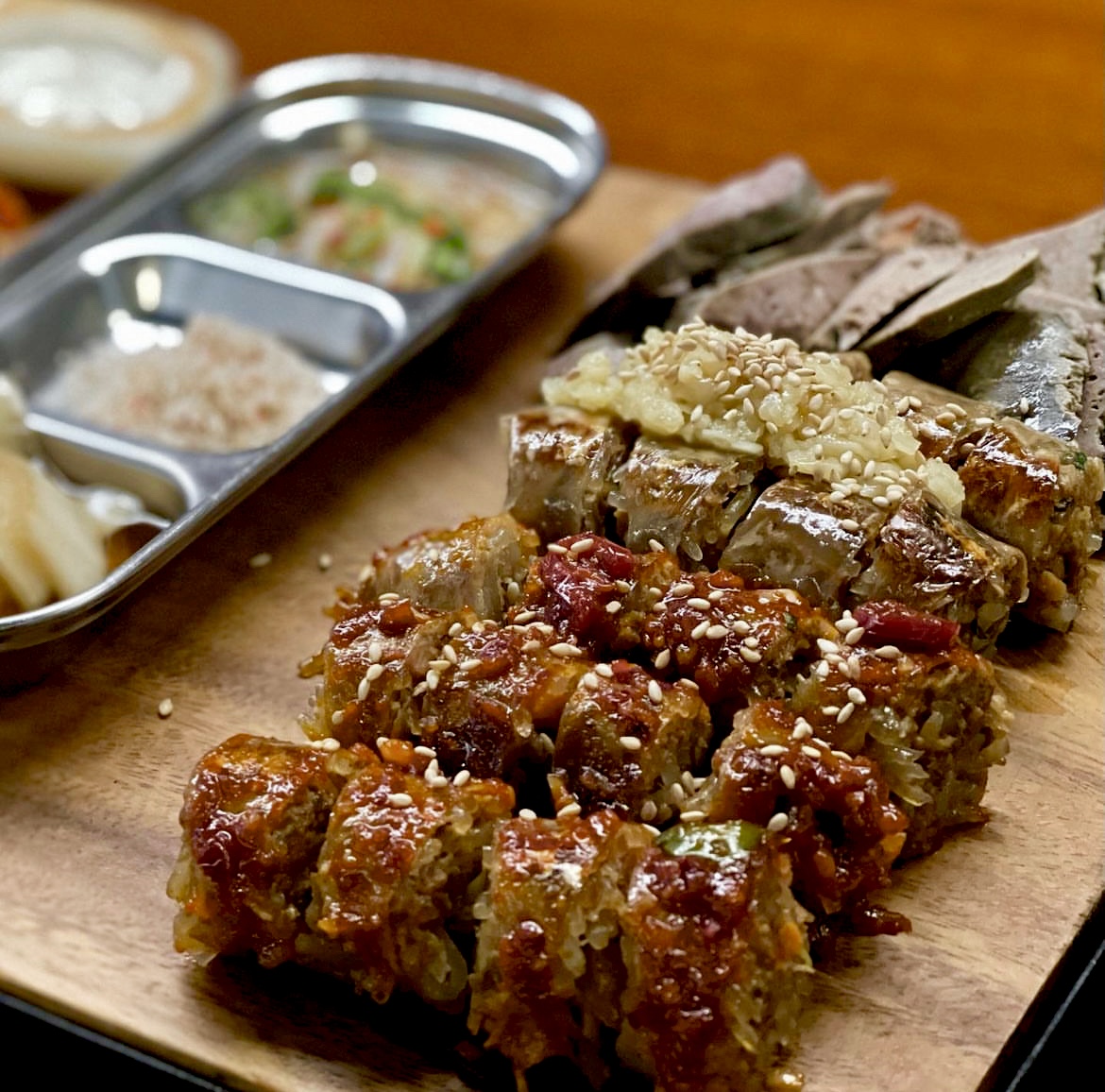 Gs Soondae handmade sundae with traditional liquors