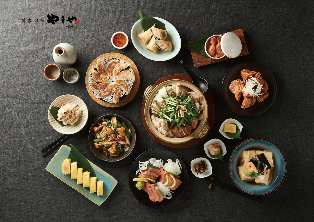 Yamaya Ferrum Tower Fukuoka-style offal hot pot steaming at the table