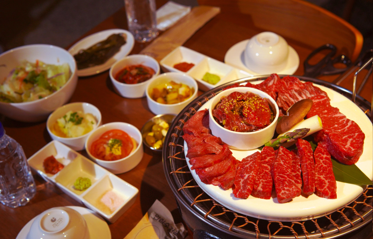 Byuljin premium Hanwoo tasting with serene ambiance