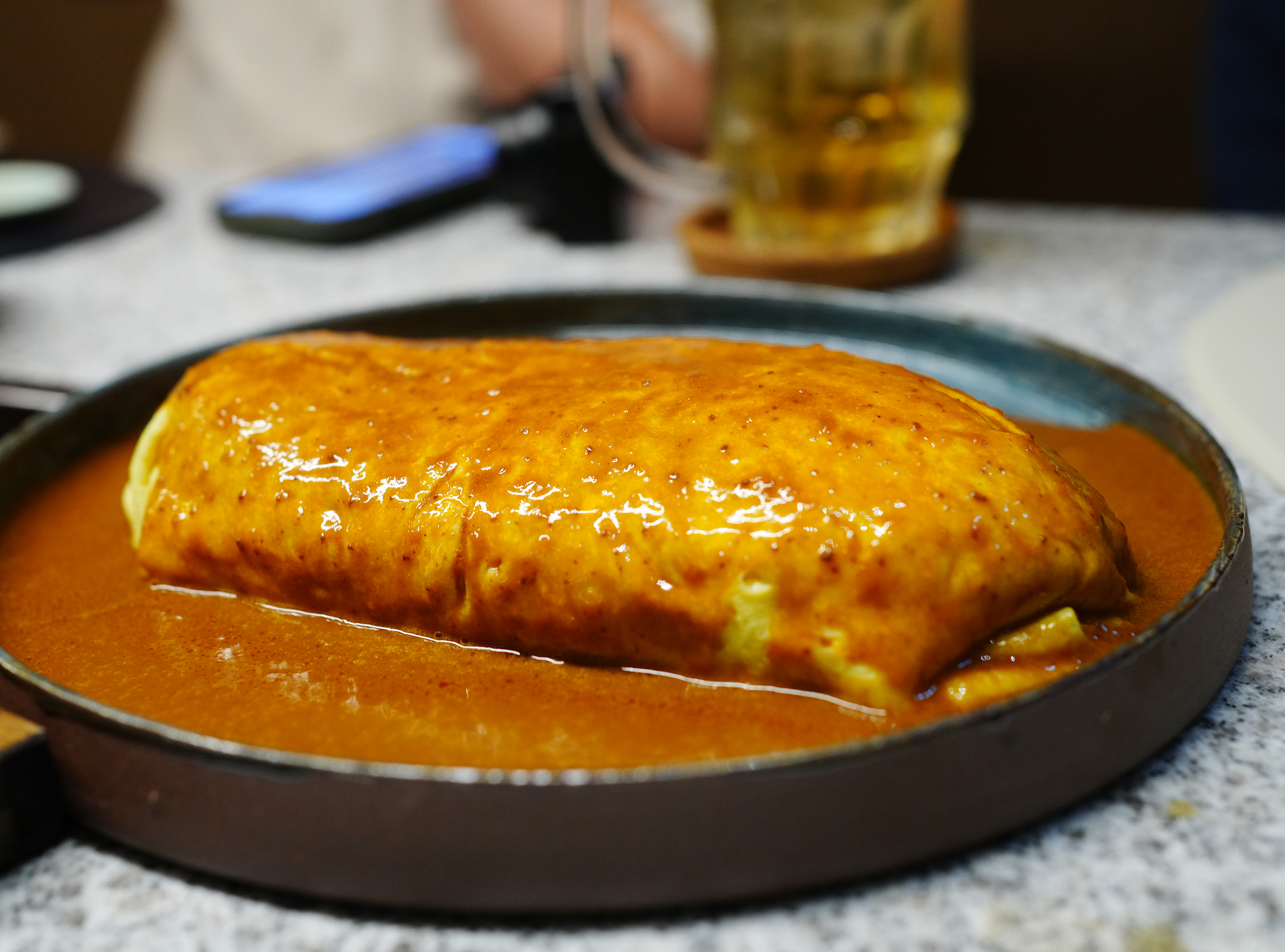 Gyuwoojeong 1++ hanwoo grilled with Haeundae view