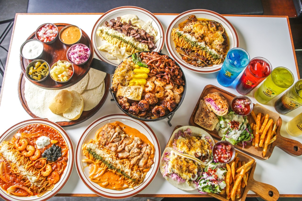 Yeonnam Taco屋頂上的갈비法士達與墨西哥捲餅